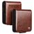 Шкіряний чохол QIALINO Classic Case (FF) для Samsung Galaxy Flip 7 - Brown: фото 1 з 11
