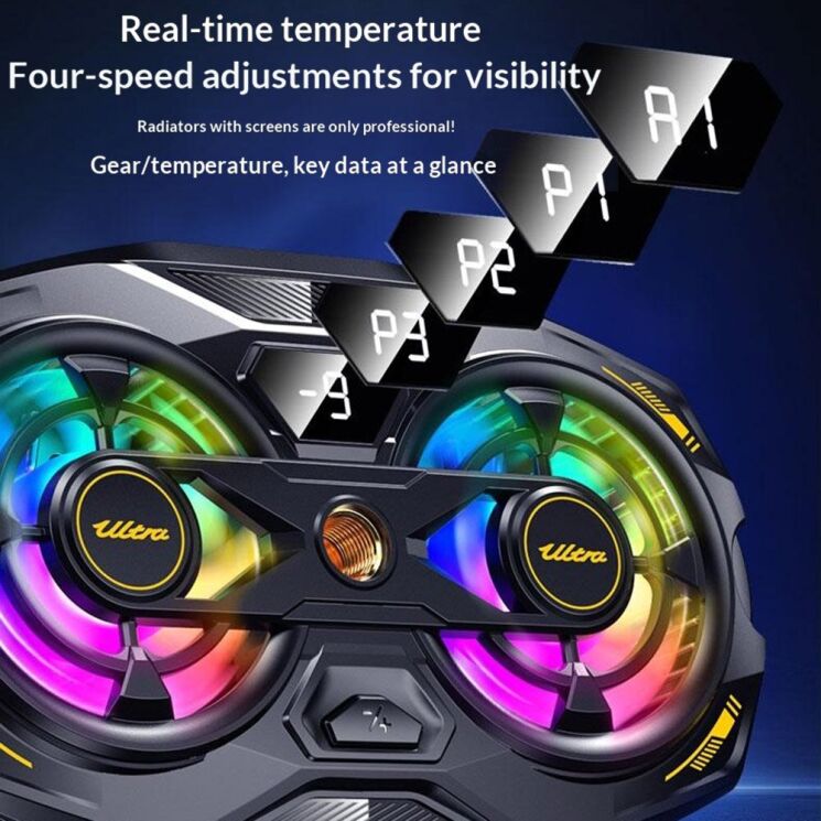 Кулер-вентилятор для смартфона Reframe K32 Dual Fan - Black (222137B) Кулер-вентилятор для смартфона Reframe K32 Dual Fan - Black: фото 9 из 13