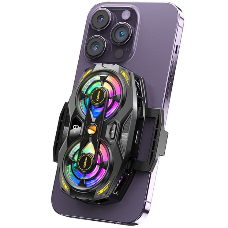 Кулер-вентилятор для смартфона Reframe K32 Dual Fan - Black (222137B) Кулер-вентилятор для смартфона Reframe K32 Dual Fan - Black: фото 2 из 13