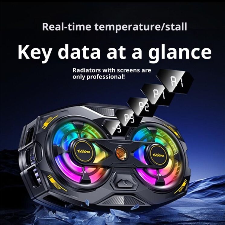 Кулер-вентилятор для смартфона Reframe K32 Dual Fan - Black (222137B) Кулер-вентилятор для смартфона Reframe K32 Dual Fan - Black: фото 8 из 13