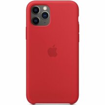 Оригинальный чехол Silicone Case для Apple iPhone 11 Pro (MWYH2ZM/A) - Red: фото 1 из 3