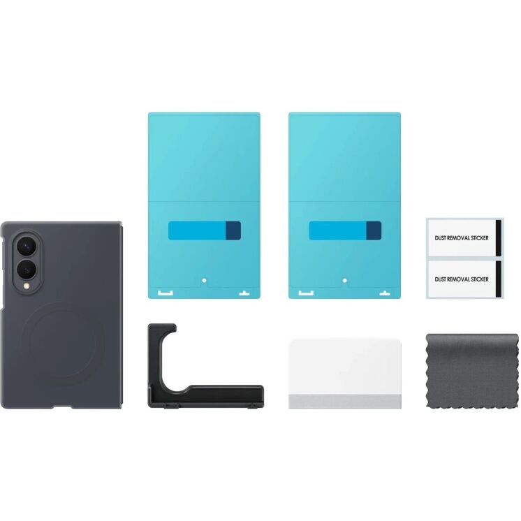 Оригинальный чехол Silicone Magnet Case для Samsung Galaxy Fold 8 (EF-EF971CBEGUA) - Black: фото 5 из 5