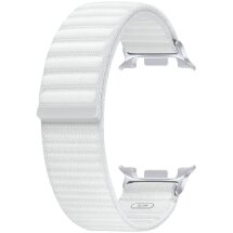 Оригінальний ремінець Fabric (S/M) для Samsung Galaxy Watch 8 (40/44mm) / 8 Classic (ET-SVL32SWEGEU) - White: фото 1 з 3