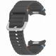 Оригинальный ремешок Sport Band (S/M) для Samsung Galaxy Watch 4 / 4 Classic / 5 / 5 Pro / 6 / 6 Classic / 7 / FE (ET-SNL30SBEGEU) - Dark Gray (358106B). Фото 1 из 3