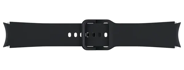 Оригинальный ремешок Sport Band (Size S/M) для Samsung Galaxy Watch 4 / 4 Classic / 5 / 5 Pro / 6 / 6 Classic / 7 / FE (ET-SFR86SBEGRU) - Black: фото 3 из 4