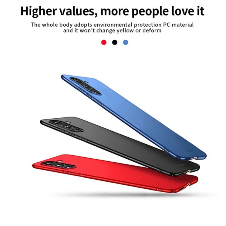 Пластиковый чехол MOFI Slim Shield для Samsung Galaxy S24 FE (S721) - Black: фото 4 из 11