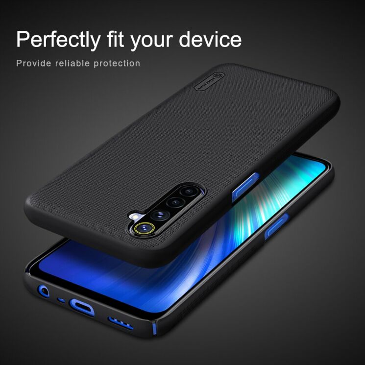 Пластиковий чохол NILLKIN Frosted Shield для Realme 6 - Red: фото 16 з 19