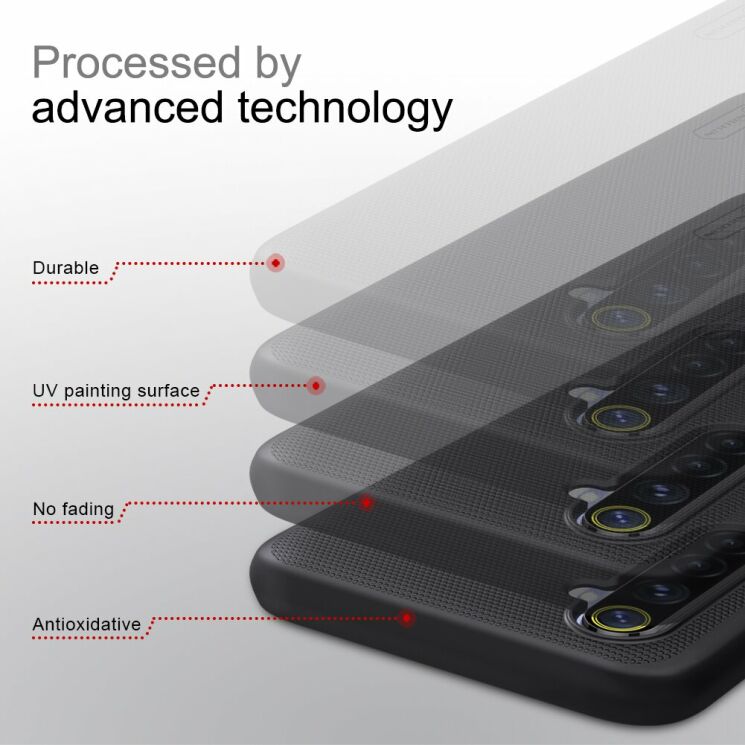 Пластиковий чохол NILLKIN Frosted Shield для Realme 6 - Red: фото 14 з 19