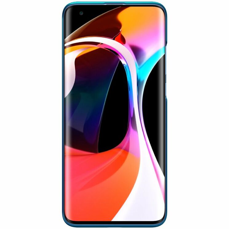 Пластиковый чехол NILLKIN Frosted Shield для Xiaomi Mi 10 / Mi 10 Pro - Blue: фото 2 из 16