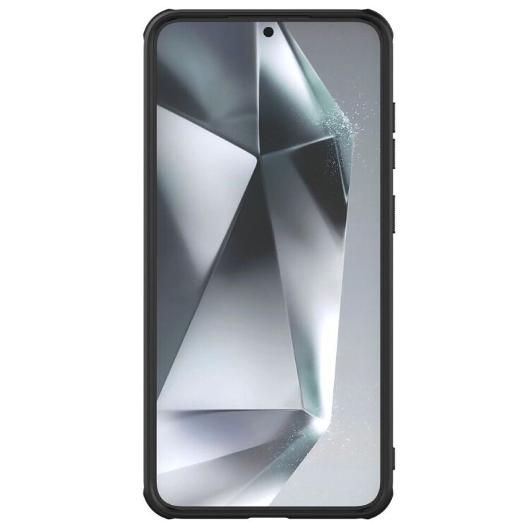 Пластиковый чехол NILLKIN Frosted Shield Pro для Samsung Galaxy S25 Plus (S936) - Black: фото 3 из 18