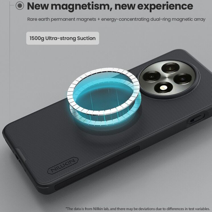 Пластиковый чехол NILLKIN Frosted Shield Pro Magnetic для OnePlus 13R / Ace 5 / Ace 5 Pro - Black: фото 7 из 12