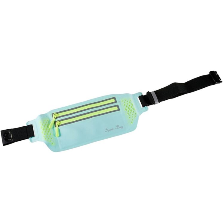 Поясная сумка Deexe Running Belt - Cyan: фото 5 из 7