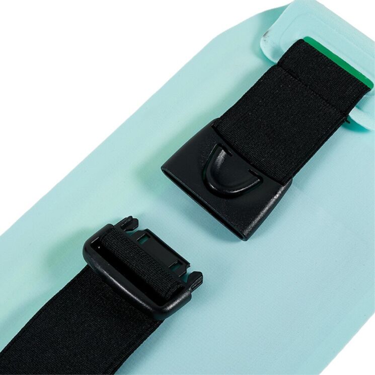 Поясная сумка Deexe Running Belt - Cyan: фото 6 из 7