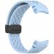 Ремешок Deexe Astra Strap для Samsung Galaxy Watch 4 / 4 Classic / 5 / 5 Pro / 6 / 6 Classic / 7 / FE - Baby Blue (358122TT). Фото 3 из 7