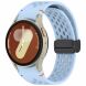 Ремешок Deexe Astra Strap для Samsung Galaxy Watch 4 / 4 Classic / 5 / 5 Pro / 6 / 6 Classic / 7 / FE - Baby Blue (358122TT). Фото 2 из 7