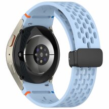 Ремешок Deexe Astra Strap для Samsung Galaxy Watch 4 / 4 Classic / 5 / 5 Pro / 6 / 6 Classic / 7 / FE - Baby Blue: фото 1 из 7