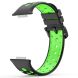 Ремешок Deexe Dot Color для Huawei Watch Fit 2 - Fluorescent Green / Black (301502GB). Фото 3 из 6