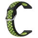 Ремешок Deexe Dual Color для Samsung Galaxy Watch 3 (41mm) - Black / Fluorescent Green (235406I). Фото 1 из 5