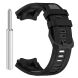 Ремінець Deexe Dual Color для Xiaomi Amazfit T-ReX 3 - Black / Grey (382705BH). Фото 3 з 9