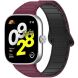 Ремешок Deexe Flexible Fit для Xiaomi Redmi Watch 4 / Mi Smart Band 8 Pro / Band 9 Pro - Black / Red (370308BR). Фото 2 из 6