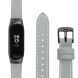 Ремінець Deexe Leather Strip для Xiaomi Mi Band 7 - Grey (298716H). Фото 3 з 7