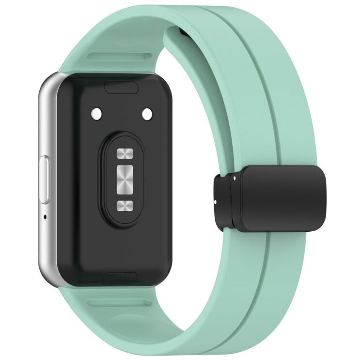 Ремешок Deexe Magnetic Braselet для Samsung Galaxy Fit 3 - Green: фото 2 из 9