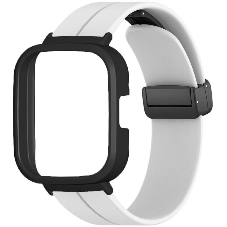 Ремешок Deexe Magnetic Braselet для Xiaomi Redmi Watch 3 - White: фото 1 из 3