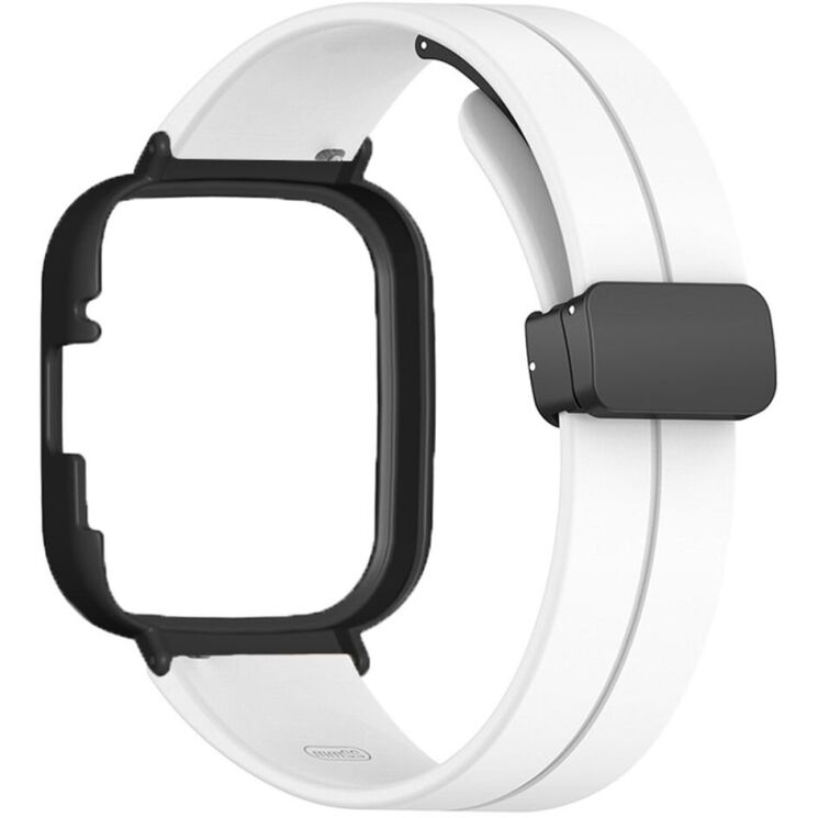 Ремешок Deexe Magnetic Braselet для Xiaomi Redmi Watch 3 - White: фото 3 из 3