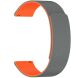Ремешок Deexe Magnetic Silicone Strap для Huawei Watch GT 5 (46mm) - Grey / Orange (895543HO). Фото 2 из 6
