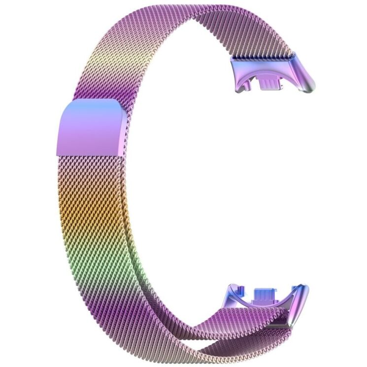 Ремешок Deexe Milanese Stainless Steel для Xiaomi Mi Smart Band 8 / 9 - Multicolor: фото 3 из 8