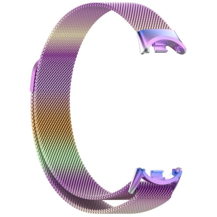 Ремешок Deexe Milanese Stainless Steel для Xiaomi Mi Smart Band 8 / 9 - Multicolor: фото 2 из 8
