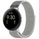 Ремешок Deexe Nylon Loop для Google Pixel Watch / Watch 2 / Watch 3 (41mm) - Grey / White (311718HW). Фото 2 из 4