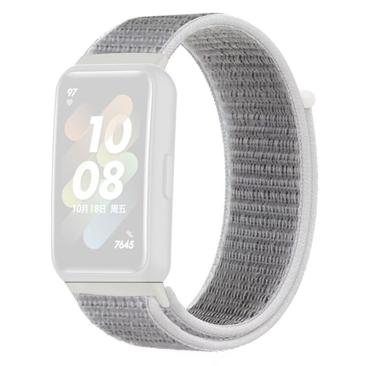 Ремінець Deexe Nylon Loop для Huawei Band 7 - Seashell: фото 1 з 5