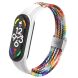 Ремінець Deexe Nylon Strap для Xiaomi Mi Band 7 - Colorful (298704K). Фото 4 з 5