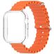 Ремешок Deexe Ocean Silicone для Huawei Watch Fit 3 - Orange (357116O). Фото 2 из 3