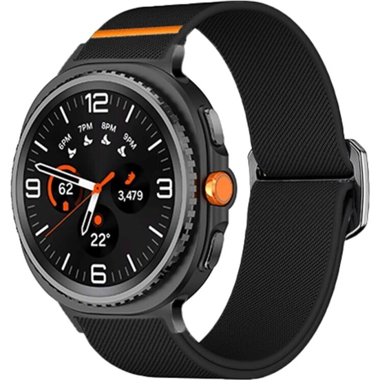 Ремінець Deexe Orbit Flex для Samsung Galaxy Watch 8 (40/44mm) / 8 Classic - Black: фото 2 з 5