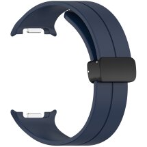Ремешок Deexe Soft Line для Samsung Galaxy Watch 8 (40/44mm) / 8 Classic / Ultra (2025) - Midnight Blue: фото 1 из 5