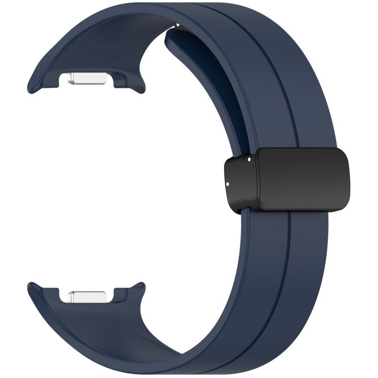 Ремінець Deexe Soft Line для Samsung Galaxy Watch 8 (40/44mm) / 8 Classic / Ultra (2025) - Midnight Blue: фото 1 з 5