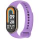 Ремешок Deexe Soft Silicone для Xiaomi Mi Smart Band 8 / 9 - Lavender (326042V). Фото 2 из 5