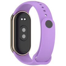 Ремешок Deexe Soft Silicone для Xiaomi Mi Smart Band 8 / 9 - Lavender: фото 1 из 5