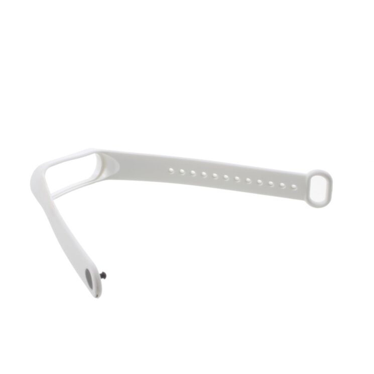 Ремінець Deexe Soft Touch для Xiaomi Mi Band 3 - White: фото 4 з 6