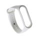 Ремінець Deexe Soft Touch для Xiaomi Mi Band 3 - White (149702W). Фото 1 з 6