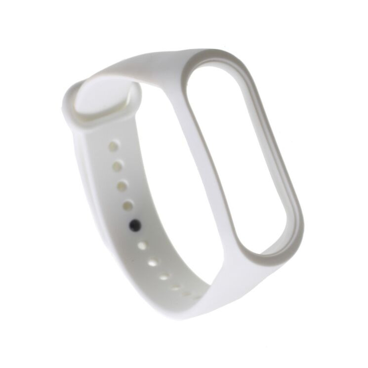 Ремінець Deexe Soft Touch для Xiaomi Mi Band 3 - White: фото 1 з 6