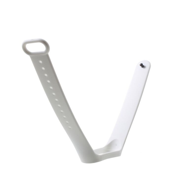 Ремінець Deexe Soft Touch для Xiaomi Mi Band 3 - White: фото 6 з 6