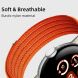 Ремешок Deexe Soft Weave для Google Pixel Watch 4 / 3 / 2 / 1 (41mm) - Orange (389906O). Фото 4 из 5