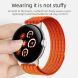 Ремешок Deexe Soft Weave для Google Pixel Watch 4 / 3 / 2 / 1 (41mm) - Orange (389906O). Фото 3 из 5