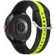 Ремінець Deexe Sport Strap для Samsung Galaxy Watch 8 (40/44mm) / 8 Classic - Black / Green (384178BG). Фото 1 з 6