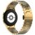 Ремінець Deexe Stainless Steel QuickFit для Samsung Galaxy Watch 4 / 5 / 6 / 7 / FE (40mm) - Gold: фото 1 з 6