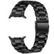 Ремешок Deexe Stainless Steel Strap для Samsung Galaxy Watch 8 (40/44mm) / 8 Classic - Black (384141B). Фото 1 из 6