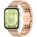 Ремінець Deexe Steel Strap для Huawei Watch Fit 3 - Rose Gold (357106RG). Фото 4 з 7